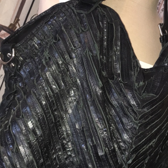 Ninge real leather handbag - Picture 2 of 13